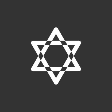 David yıldız düz simgesi 