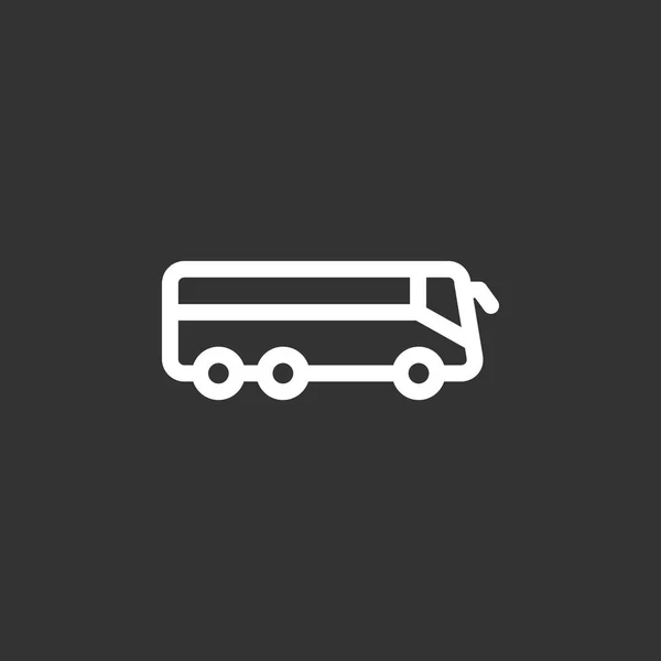 Bus Icono plano — Archivo Imágenes Vectoriales