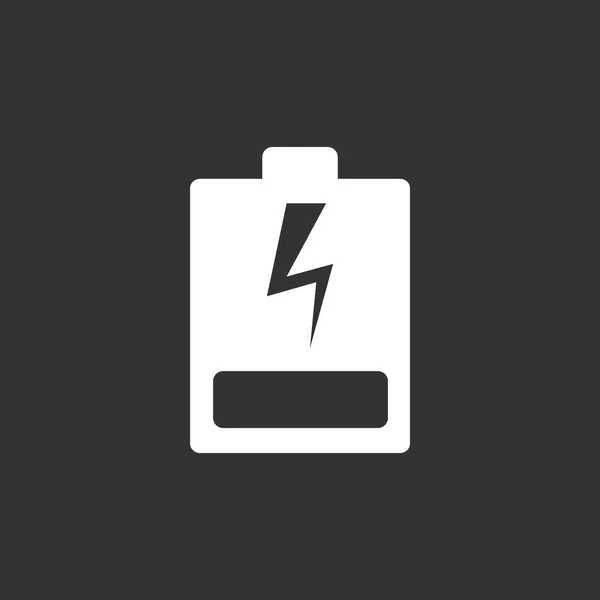 Batterij symboolpictogram — Stockvector