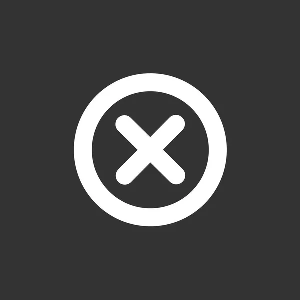 Cancelar icono del botón — Archivo Imágenes Vectoriales