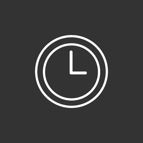 Clock simple icon — Stock Vector