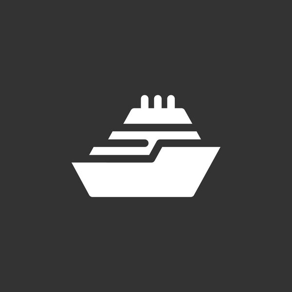 Ship flat icon 