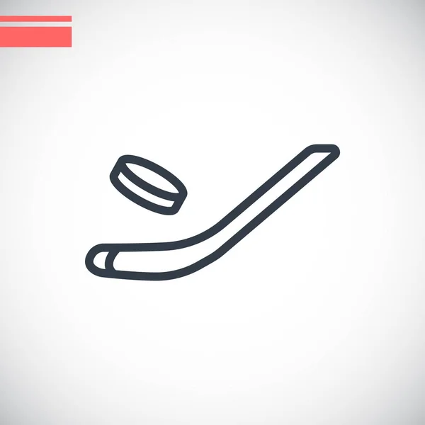 Hockey simple icono — Vector de stock