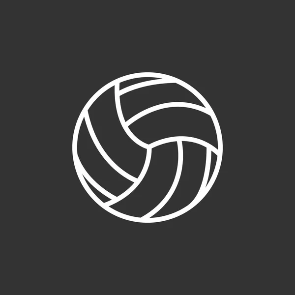 Voleibol icono simple — Vector de stock