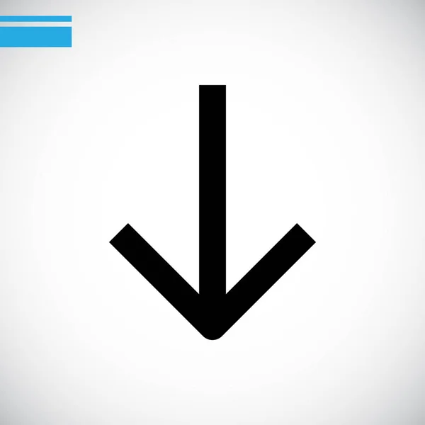 Plochá ikona šipky — Stockový vektor