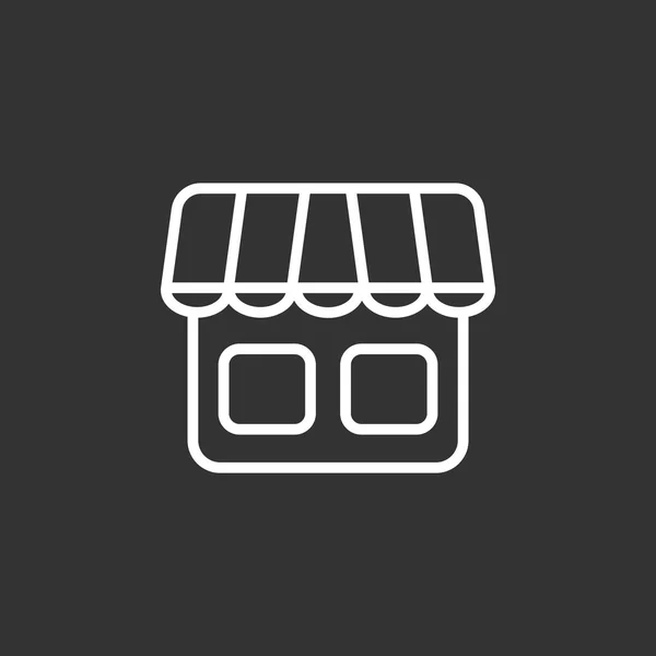 Icono de fachada tienda — Vector de stock