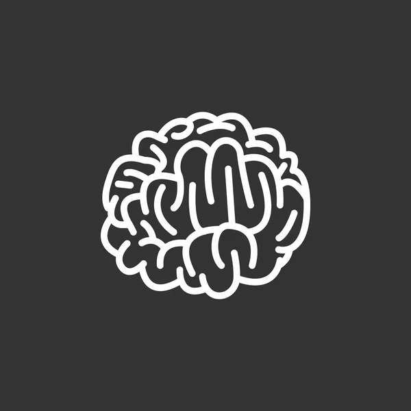 Brain anatomy Icon — Stock Vector