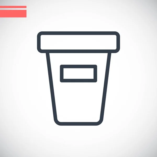 Takeaway kaffe drink — Stock vektor