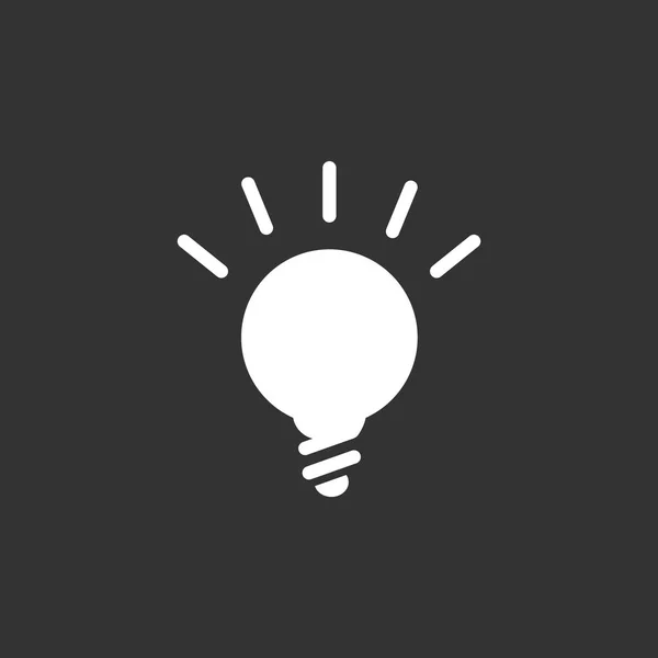 Lâmpada de lâmpada ícone — Vetor de Stock