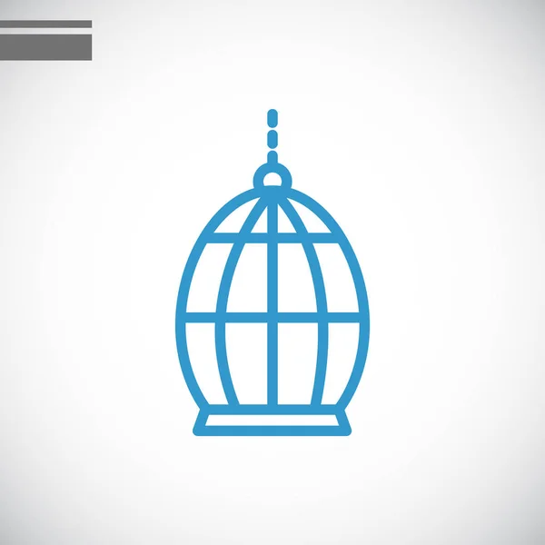 Cage proste ikona — Wektor stockowy