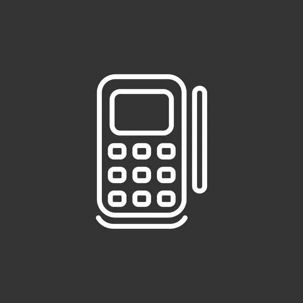 Icono del teléfono móvil — Vector de stock