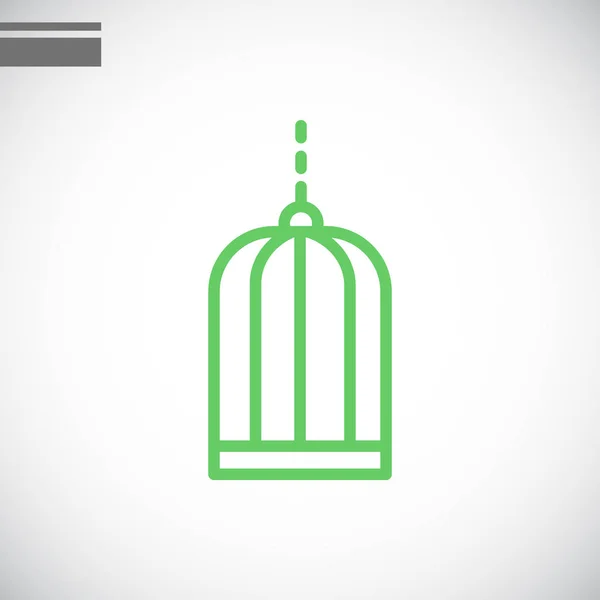 Cage proste ikona — Wektor stockowy