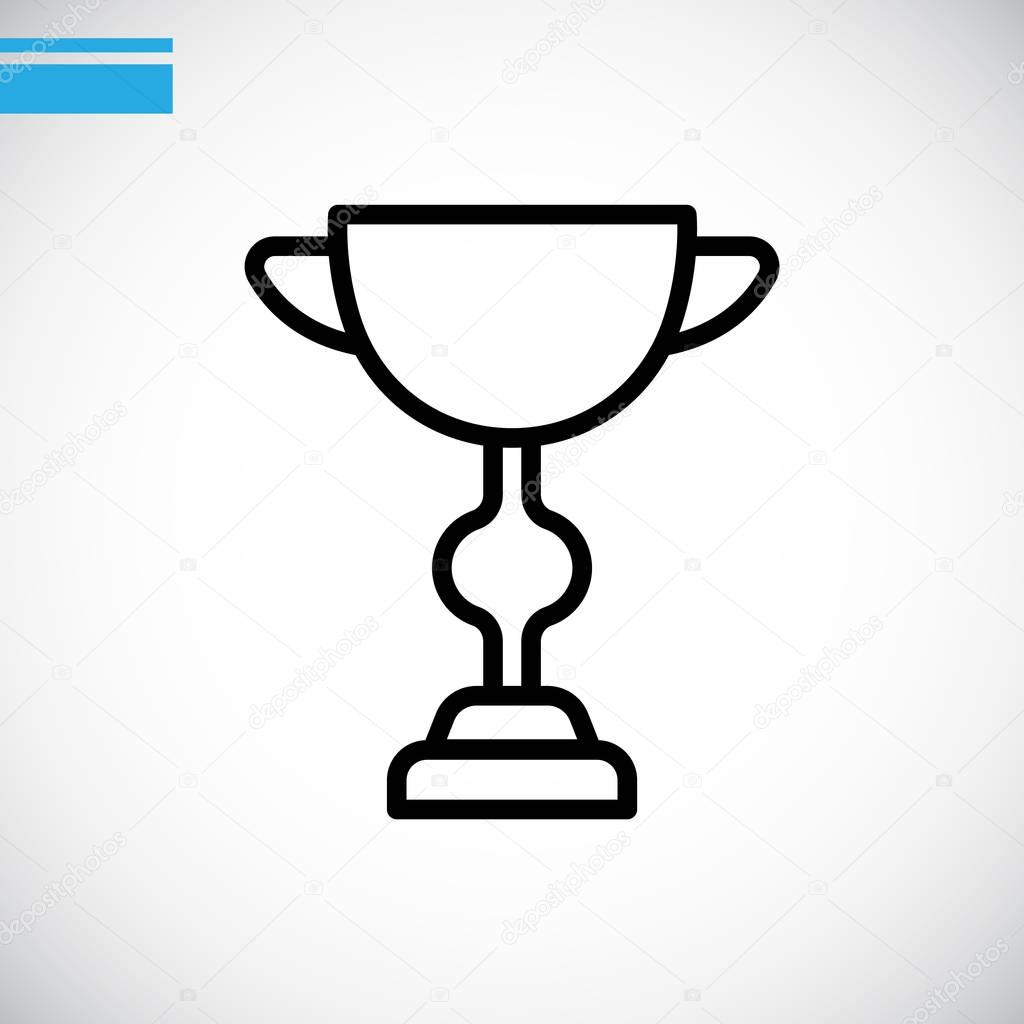 Vector illustration of Cup champion icon