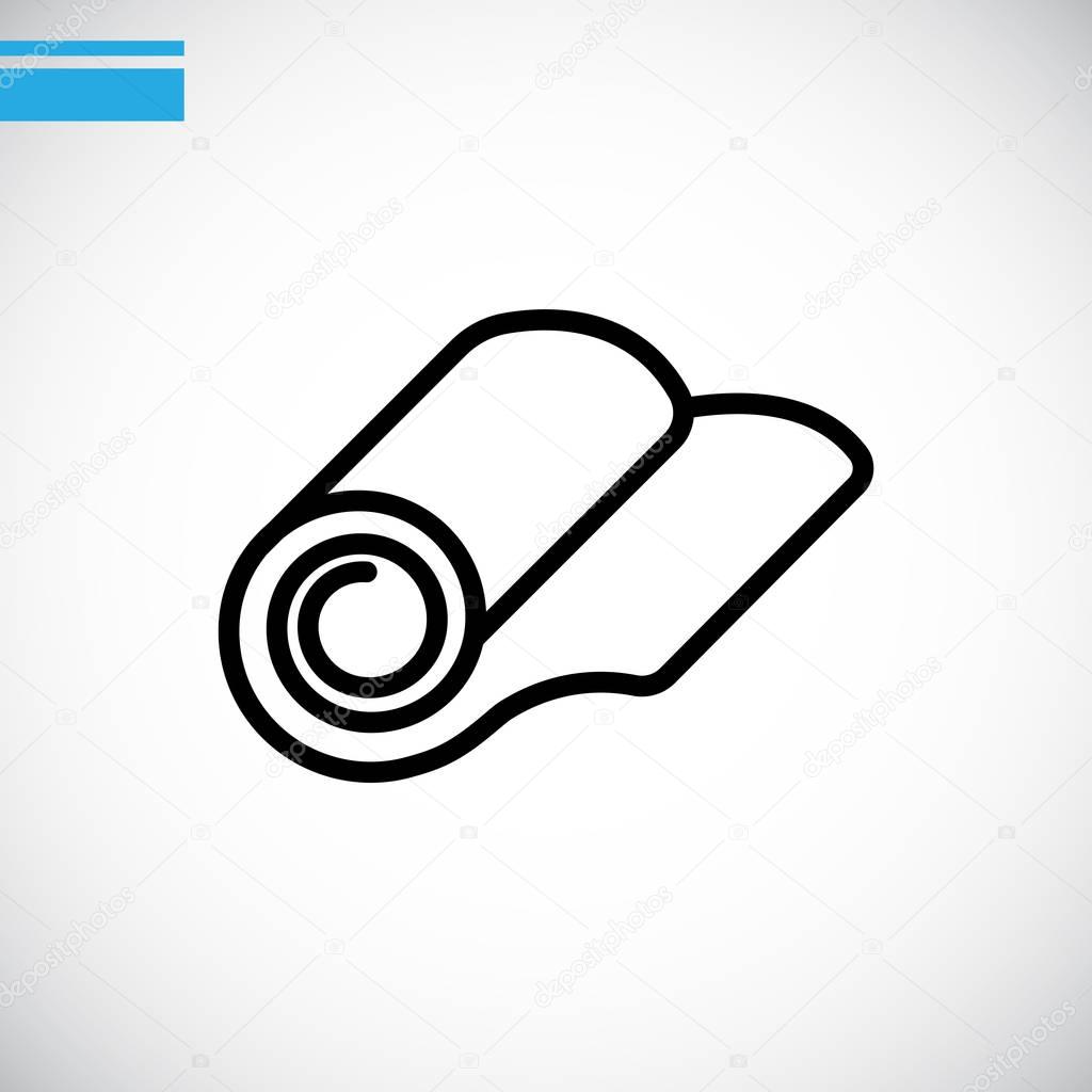 Roll of wallpaper icon 