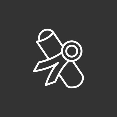 Diploma simgesi düz