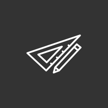 kalem ve cetvel simgesi