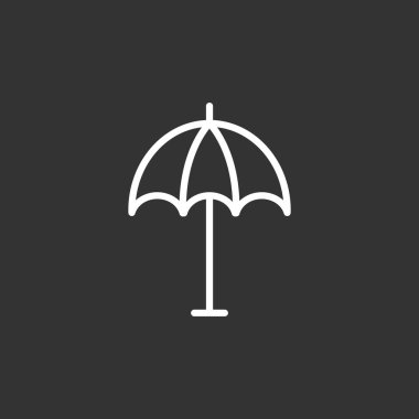 Plaj Şemsiyesi Simgesi