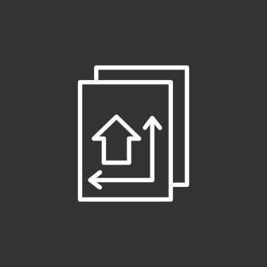 İnşaat planı simgesi