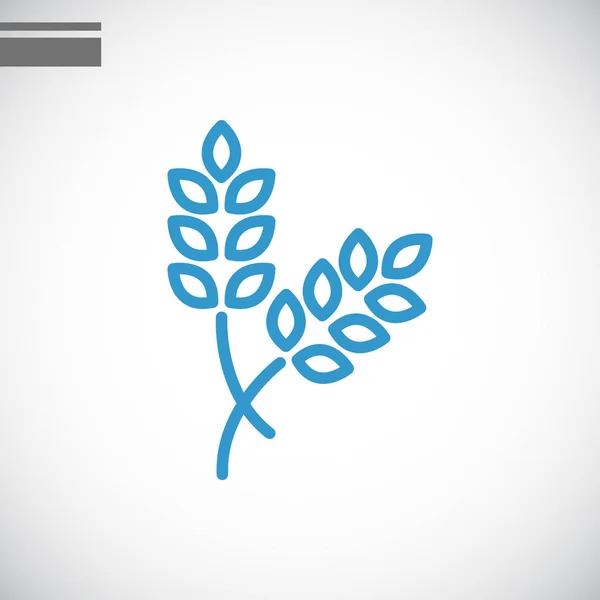 Icône de culture de blé — Image vectorielle