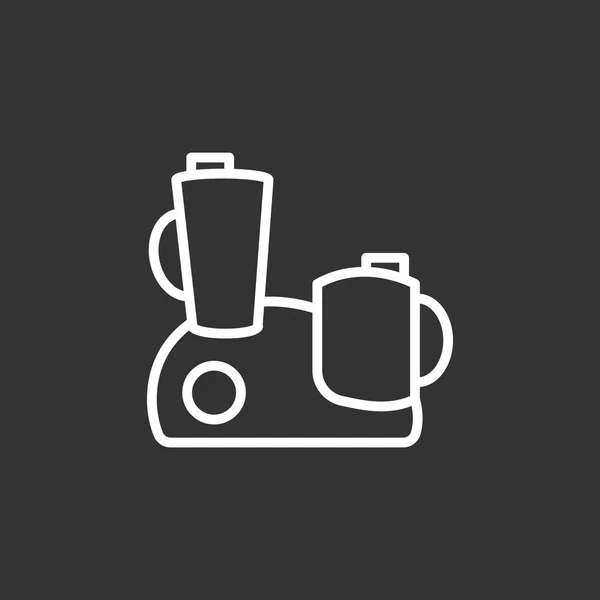 Icono del procesador de cocina — Vector de stock