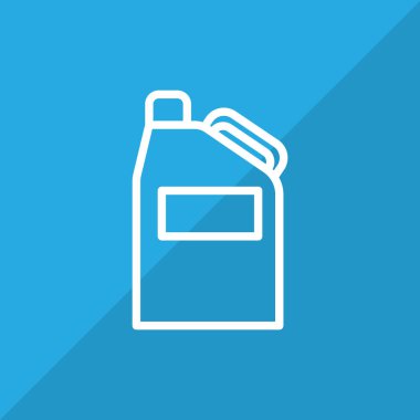 teneke kutu motor yağı simgesinin