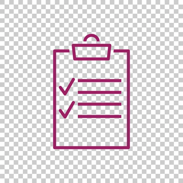 Check list on Clipboard icon