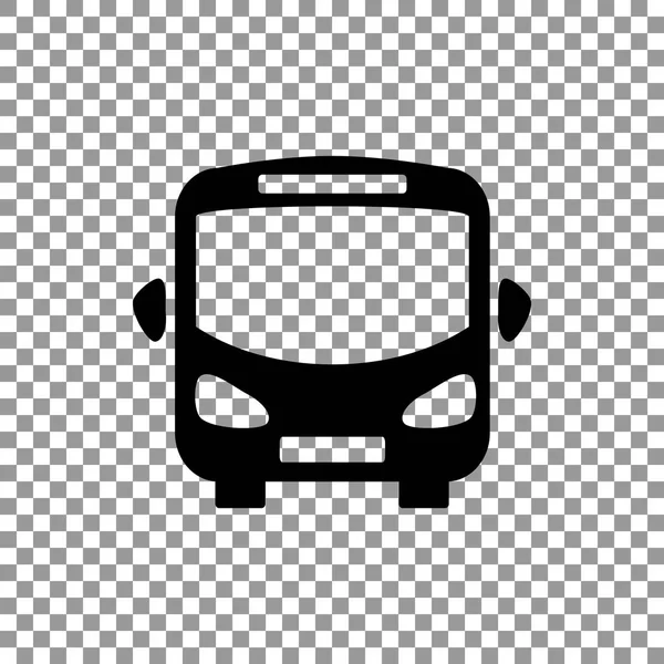 Platte bus Pictogram — Stockvector