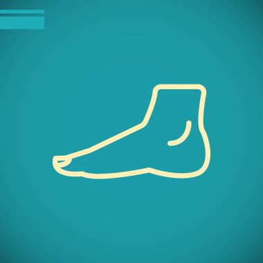 ayak anatomisi web simgesi