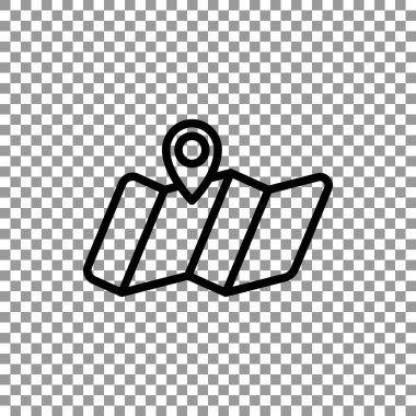 Harita simgesinde iğne