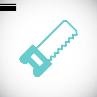 demir testeresi düz simgesi