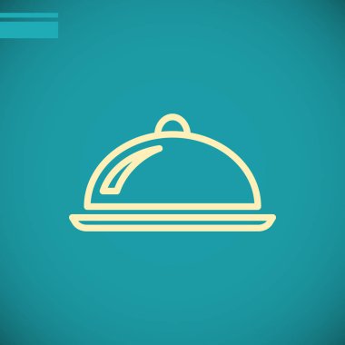 Restoran cloche simgesi