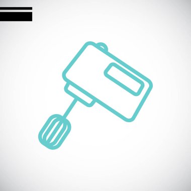 Mutfak karıştırıcı simgesi