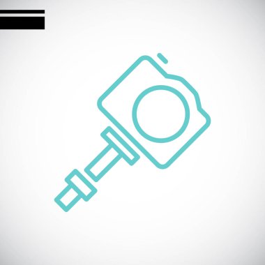 fotoğraf kamera düz simgesi