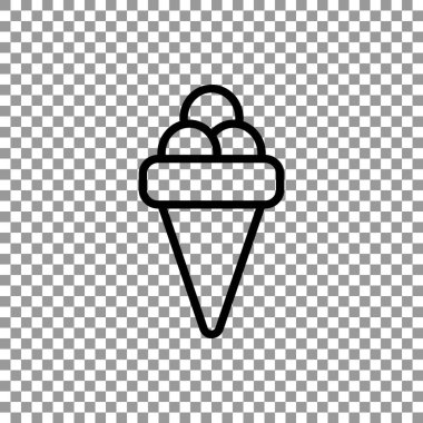 dondurma basit simgesi