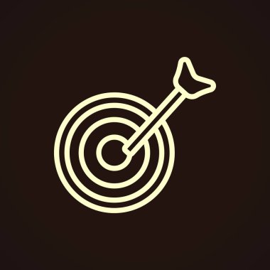 dart tahtası hedef simgesini