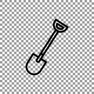 bahçe küreği simgesi