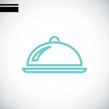 Restoran cloche simgesi