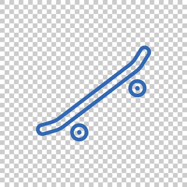 Skateboard flat ikonen — Stock vektor