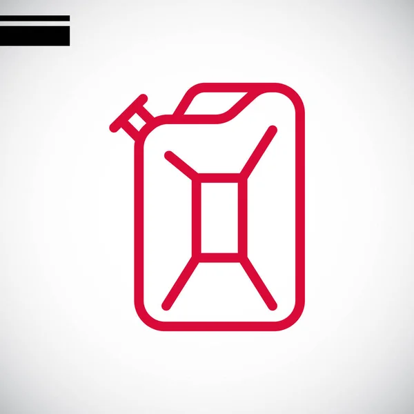Benzine busje pictogram — Stockvector
