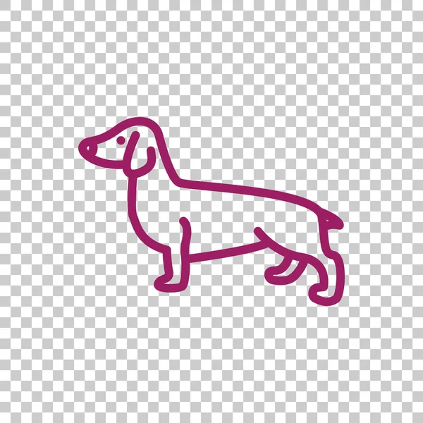 Собака web значок — стоковий вектор