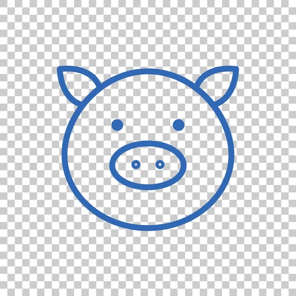 Schweinefleisch-Ikone — Stockvektor