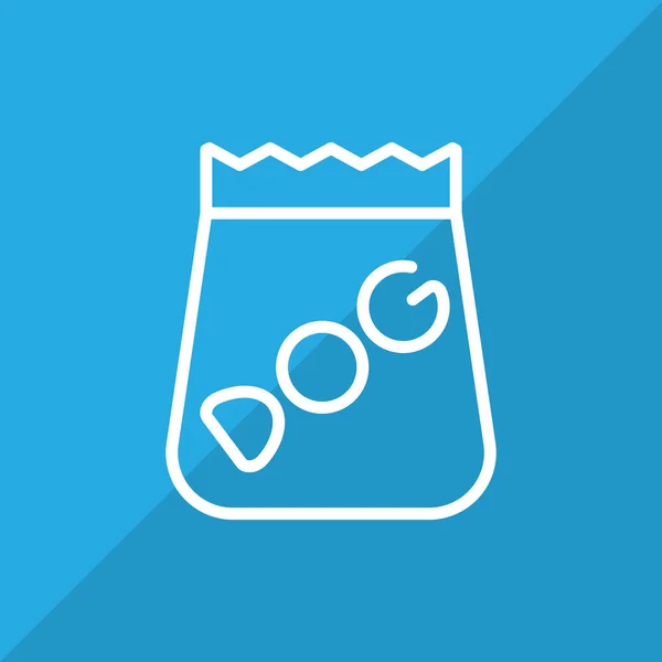 Comida para perros icono simple — Archivo Imágenes Vectoriales