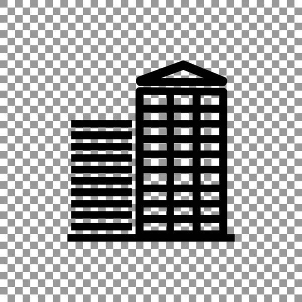 Building flat icon — Stock Vector