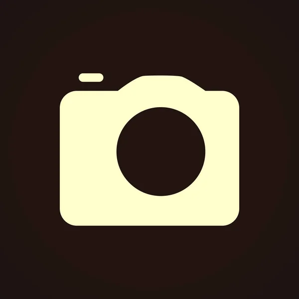 Foto camera pictogram — Stockvector