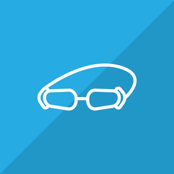 Icono de gafas accesorias — Vector de stock