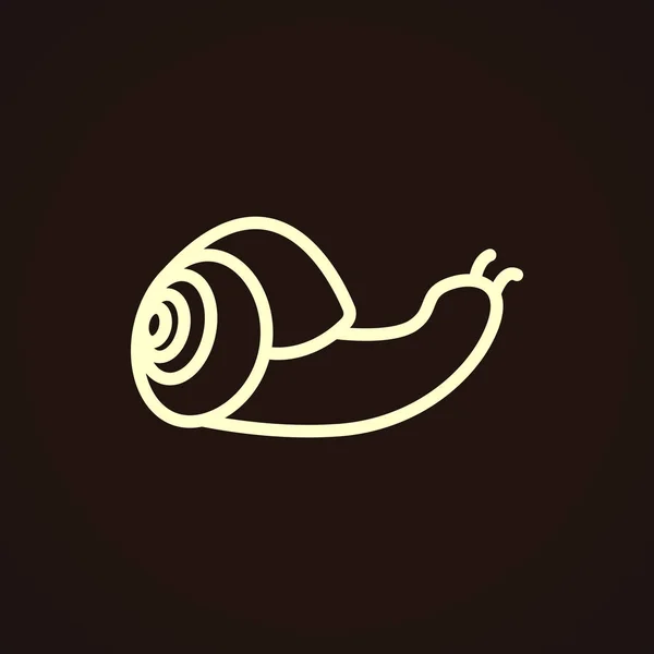 Snail, slug icon — Stock Vector