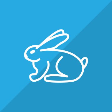 Tavşan basit simgesi