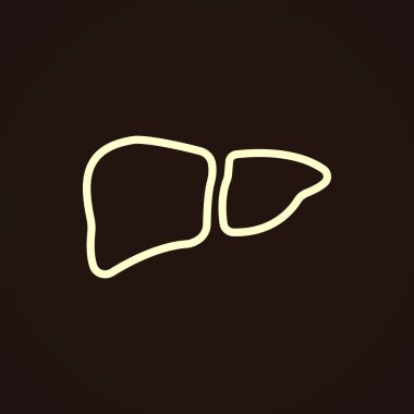 karaciğer organ logosu