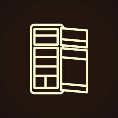 buzdolabı satırı simgesi