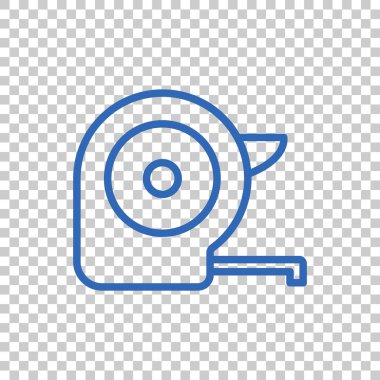 Ölçüm bandı basit simgesi